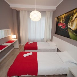Apartamenty Planet w Warszawie posiadają osobną sypialnię dla 2 osób.